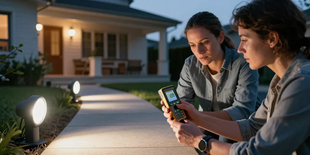 combien de lumen pour eclairage exterieur