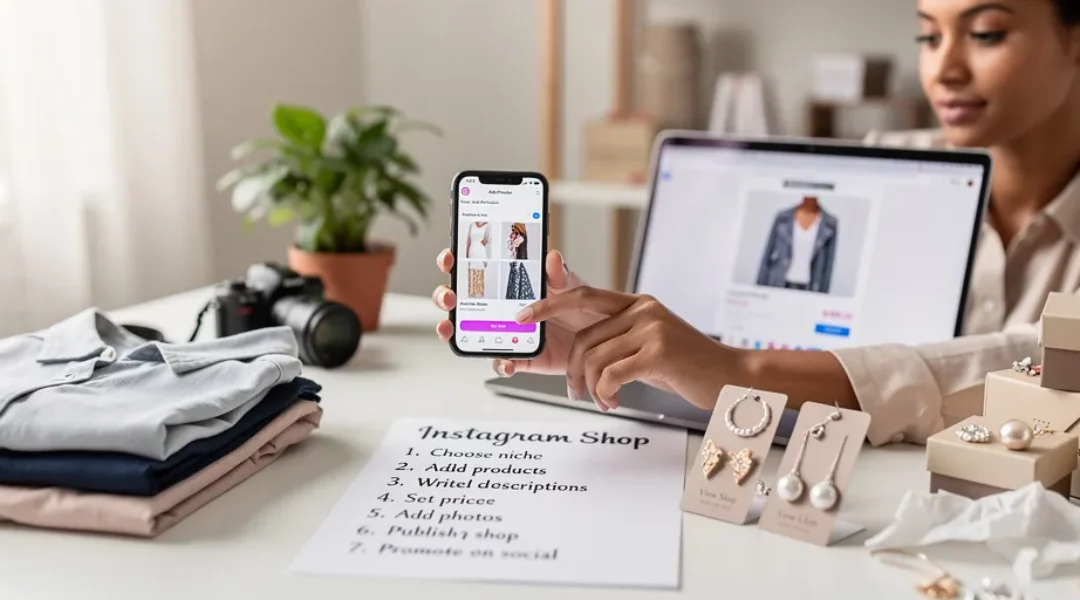 créer une boutique sur instagram
